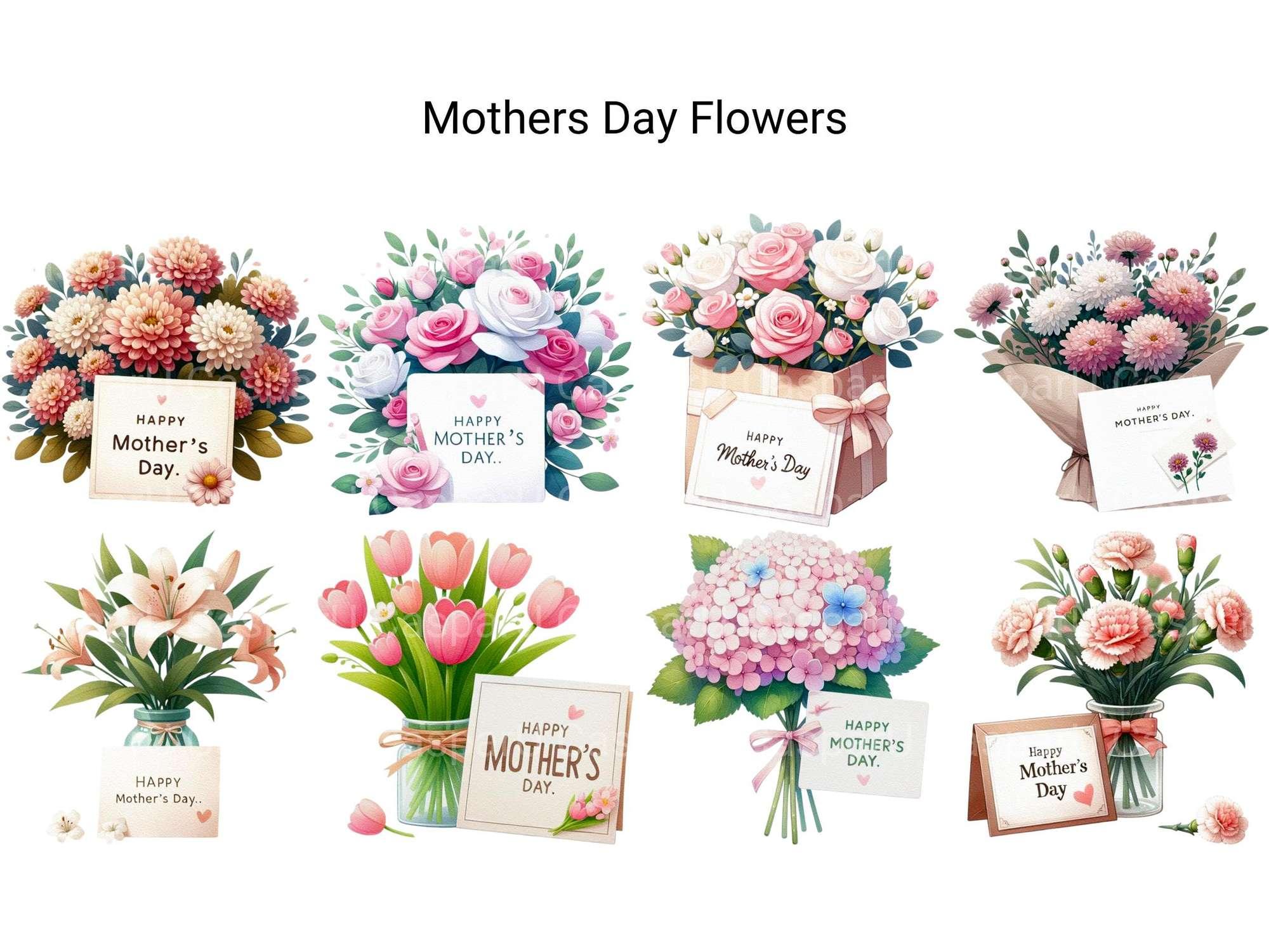 Mother's Day Flowers - CraftNest - Digital Crafting and Art