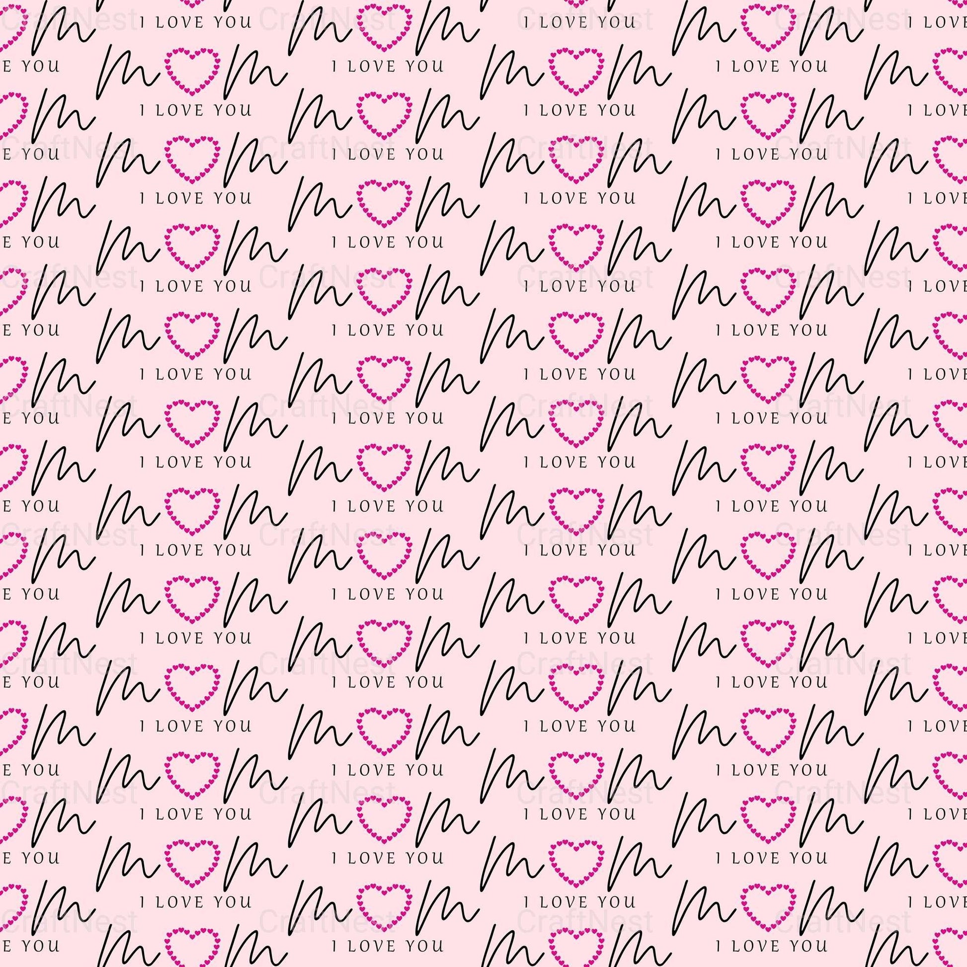 Mother's Day Sublimation Digital Paper - CraftNest - Digital Crafting and Art