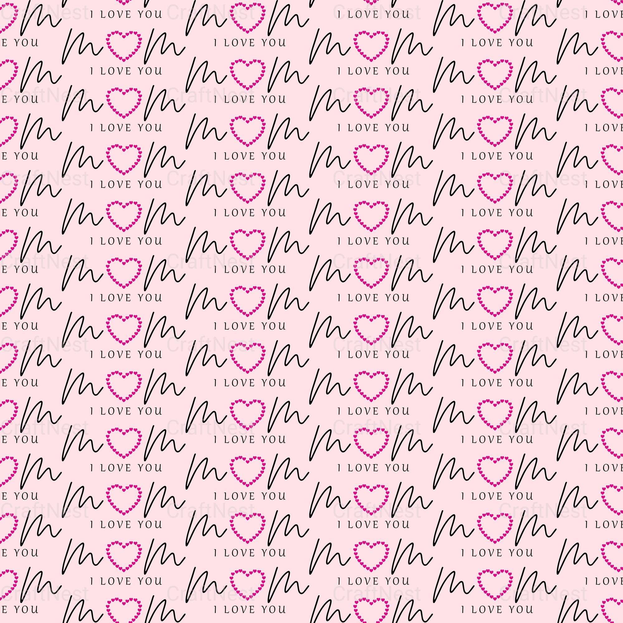 Mother's Day Sublimation Digital Paper - CraftNest - Digital Crafting and Art