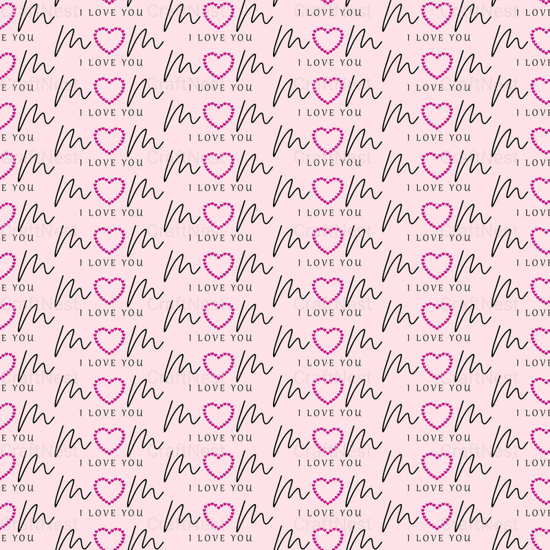 Mother's Day Sublimation Digital Paper - CraftNest - Digital Crafting and Art