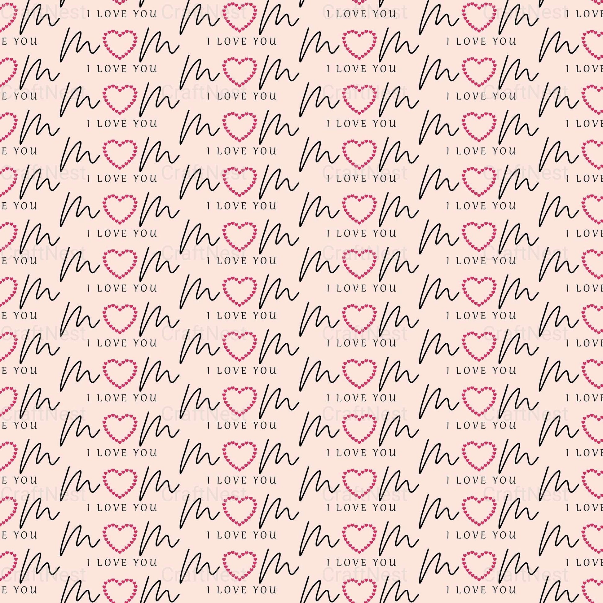 Mother's Day Sublimation Digital Paper - CraftNest - Digital Crafting and Art