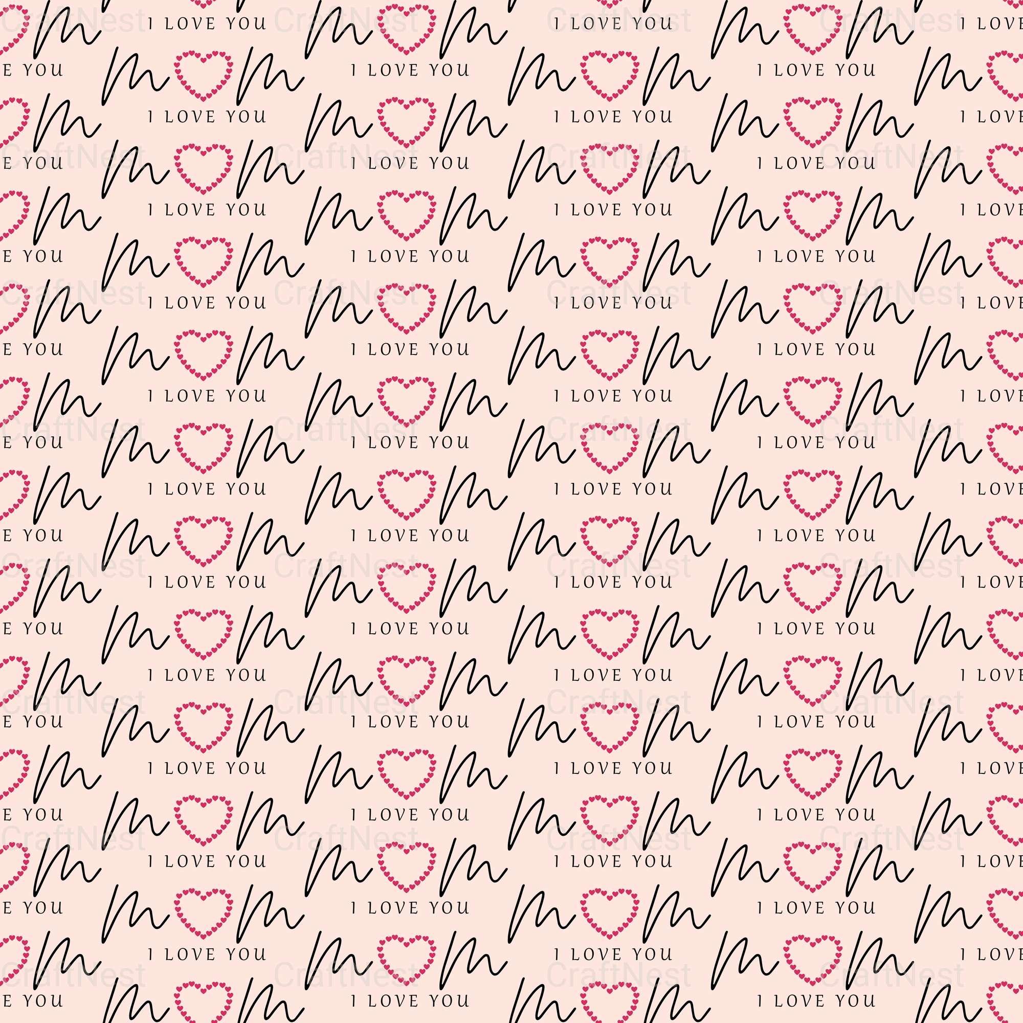 Mother's Day Sublimation Digital Paper - CraftNest - Digital Crafting and Art
