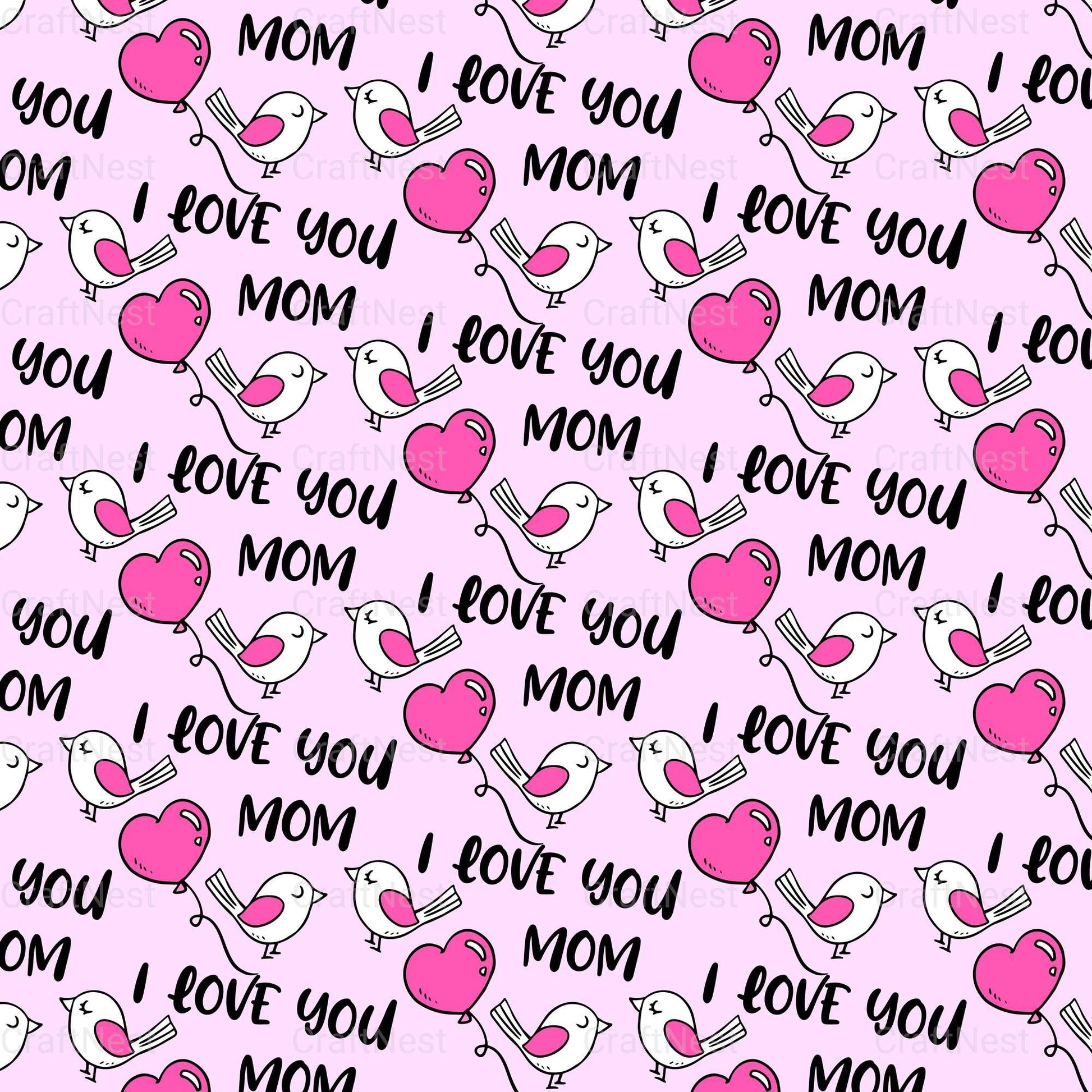 Mother's Day Sublimation Digital Paper - CraftNest - Digital Crafting and Art