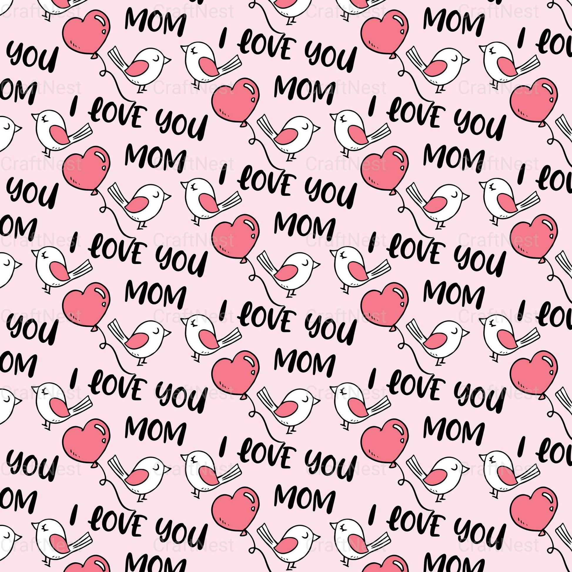 Mother's Day Sublimation Digital Paper - CraftNest - Digital Crafting and Art