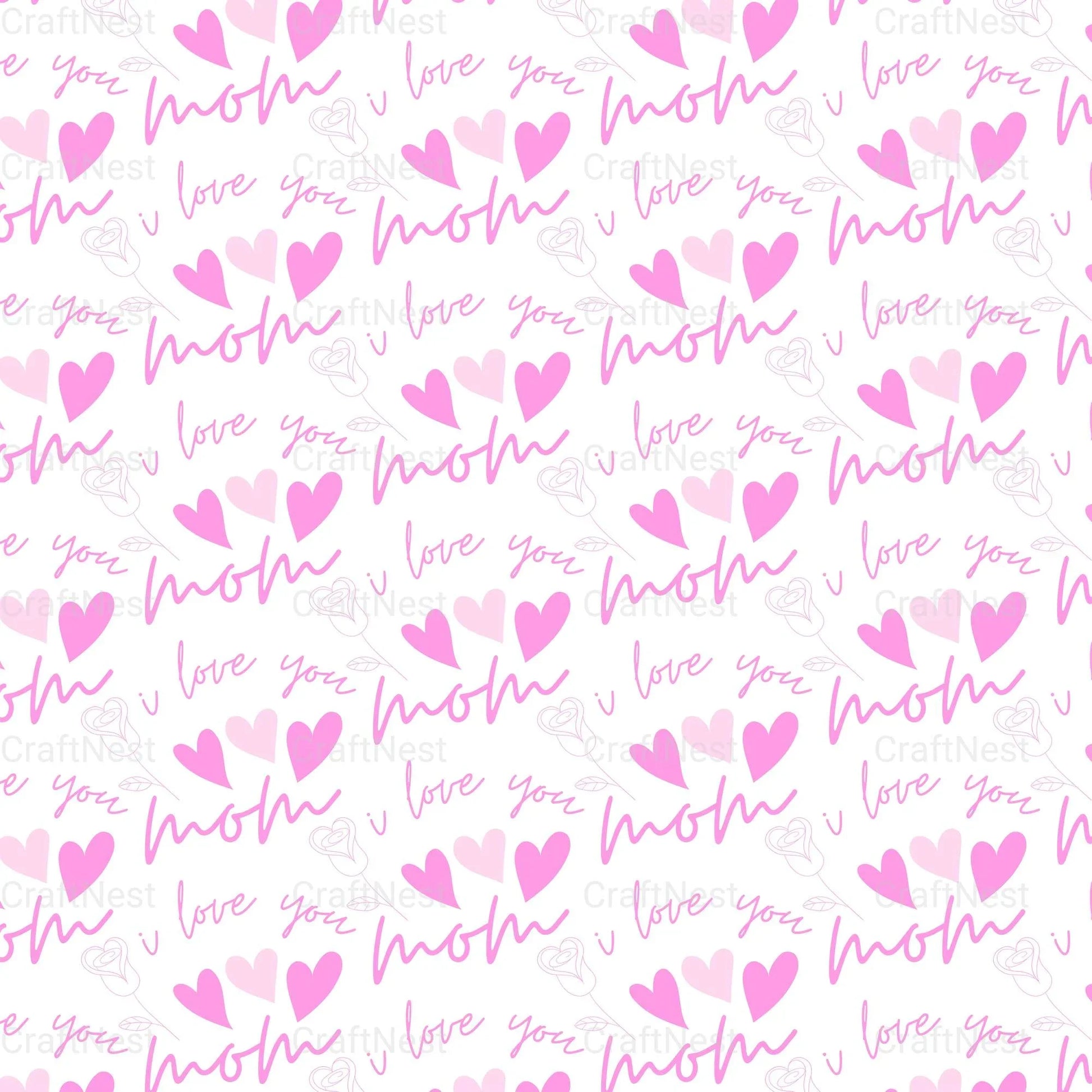 Mother's Day Sublimation Digital Paper - CraftNest - Digital Crafting and Art