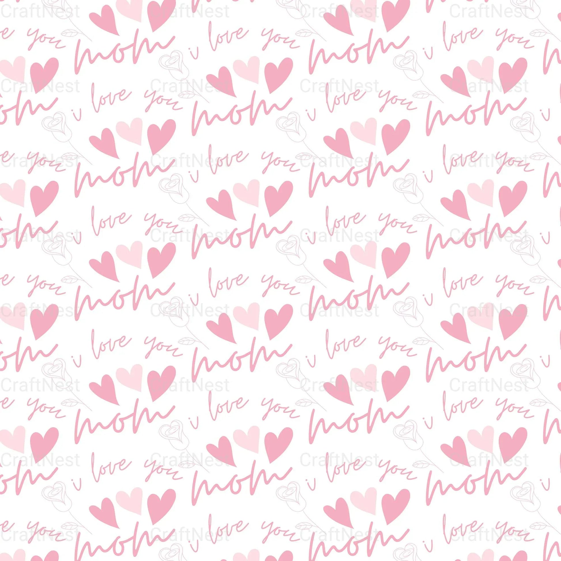 Mother's Day Sublimation Digital Paper - CraftNest - Digital Crafting and Art