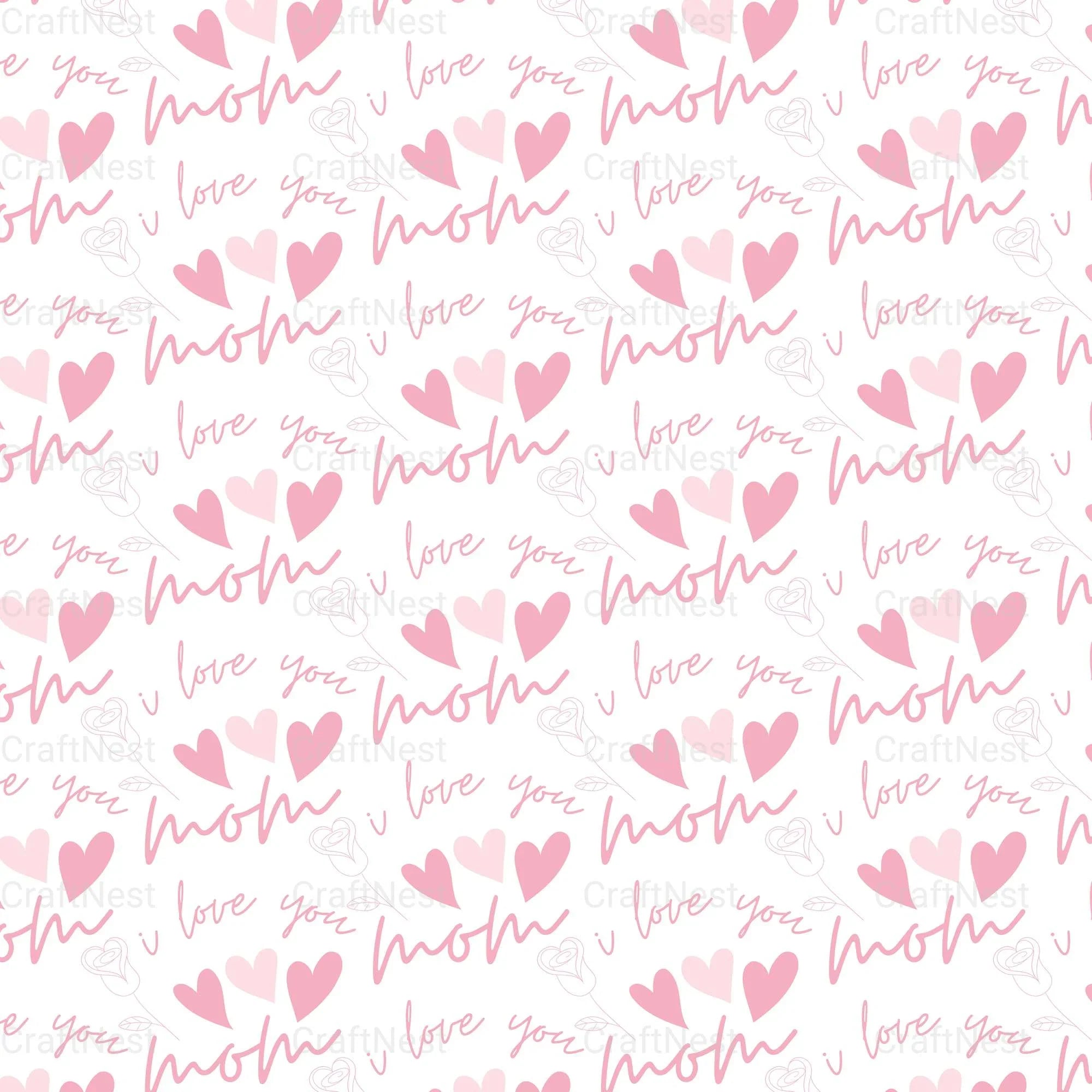 Mother's Day Sublimation Digital Paper - CraftNest - Digital Crafting and Art