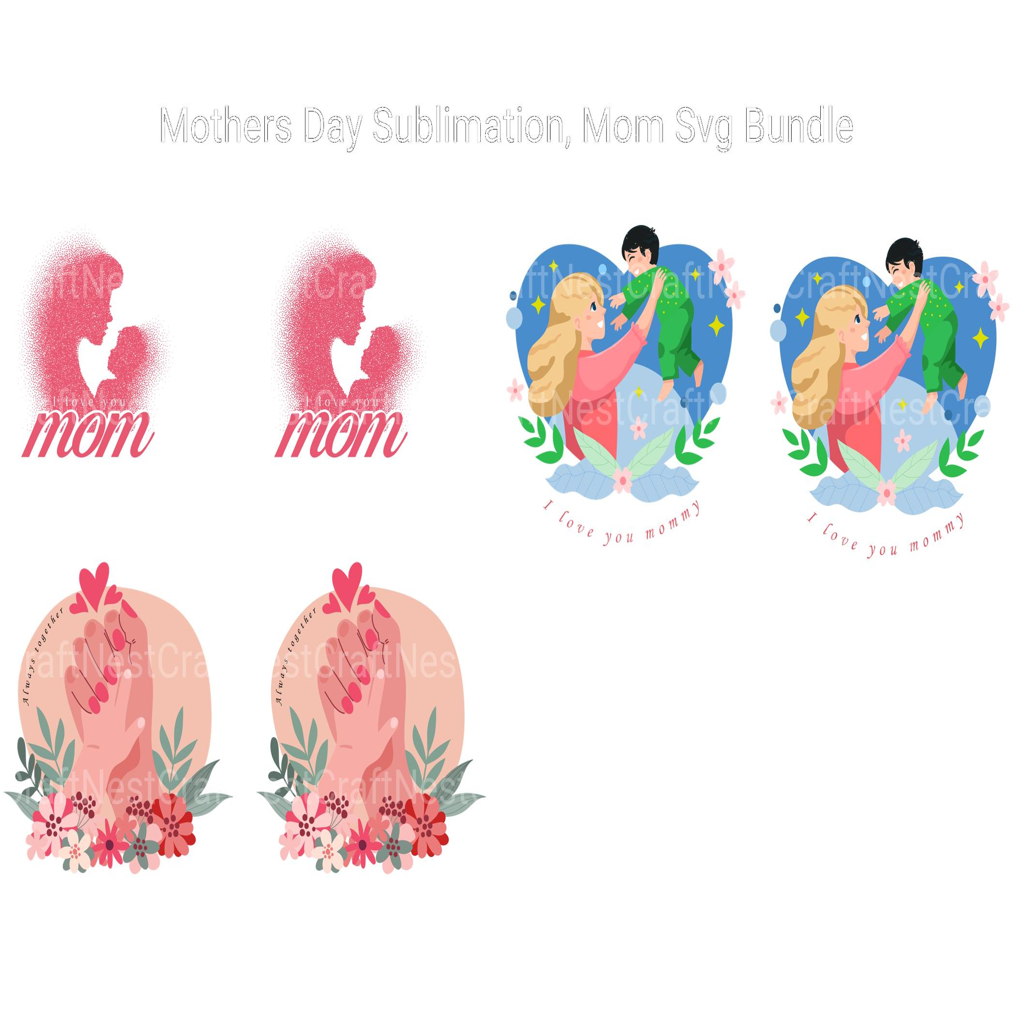 Mom SVG Bundle - CraftNest - Digital Crafting and Art