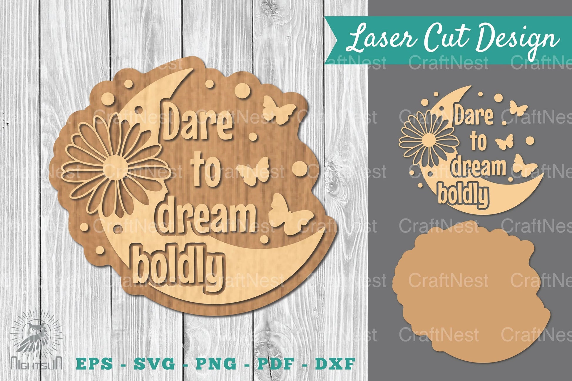 Motivational Laser Cut Decoration SVG Bundle - CraftNest - Digital Crafting and Art