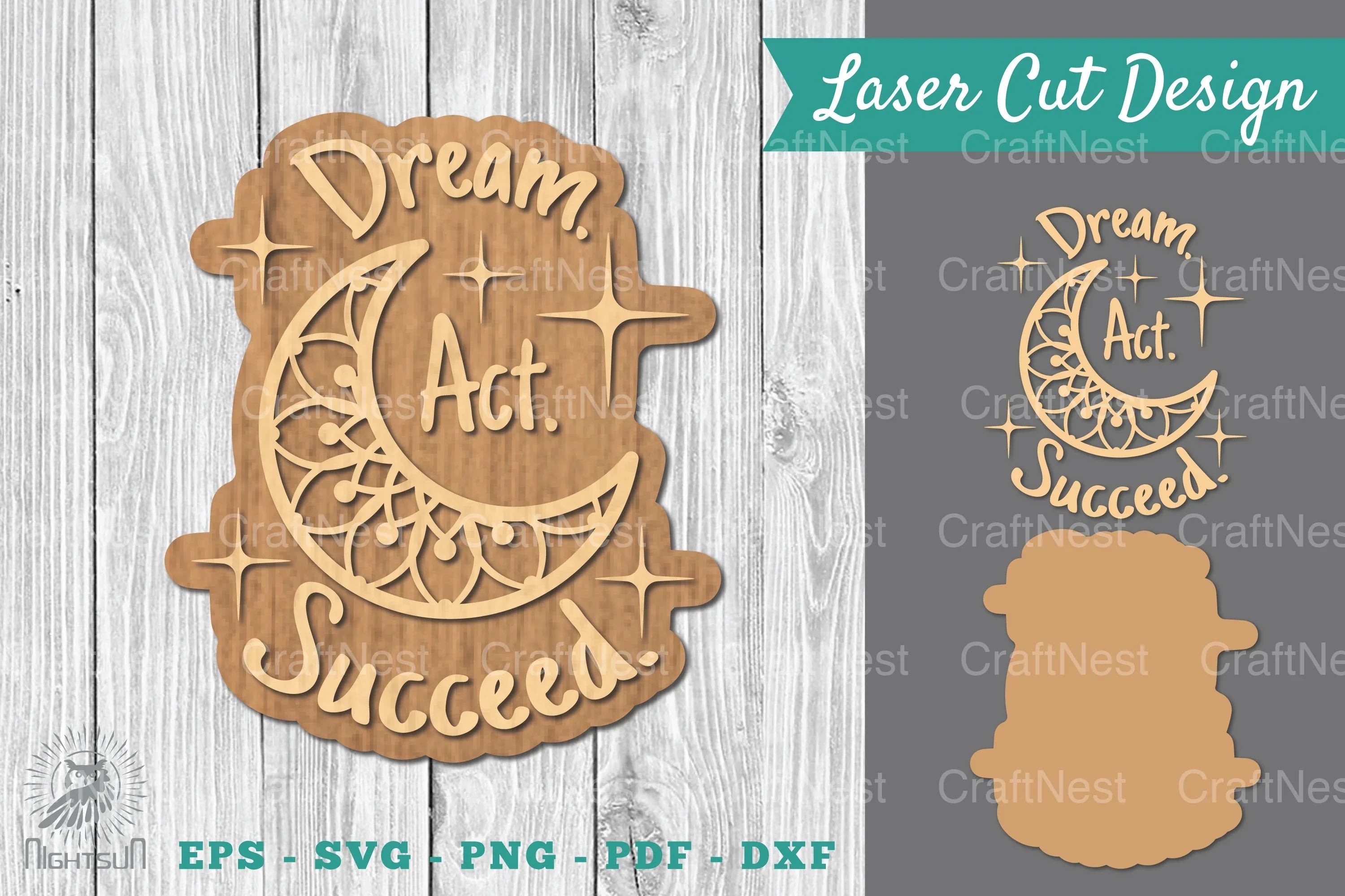Motivational Laser Cut Decoration SVG Bundle - CraftNest - Digital Crafting and Art