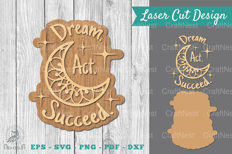 Motivational Laser Cut Decoration SVG Bundle - CraftNest - Digital Crafting and Art