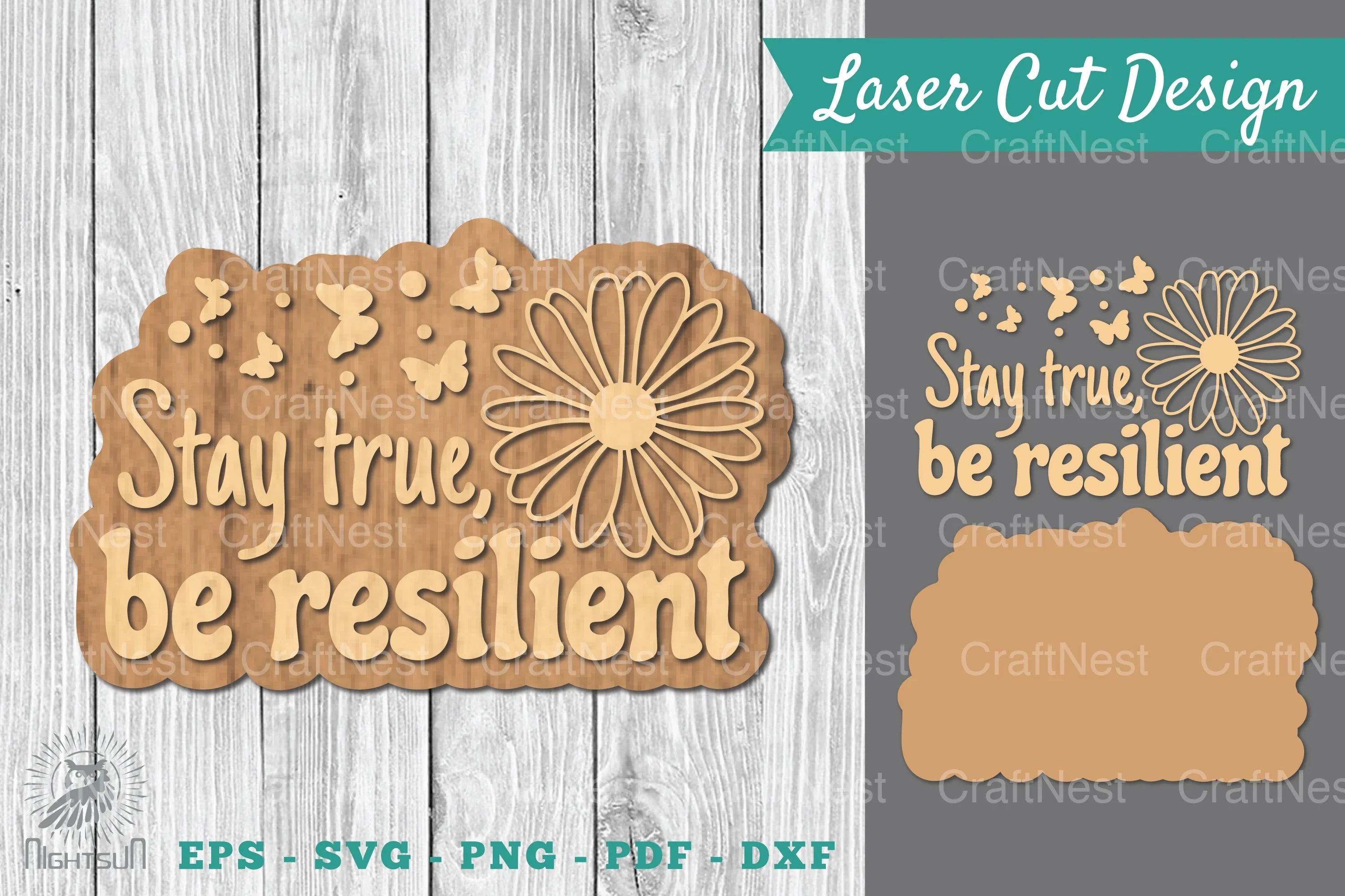 Motivational Laser Cut Decoration SVG Bundle - CraftNest - Digital Crafting and Art
