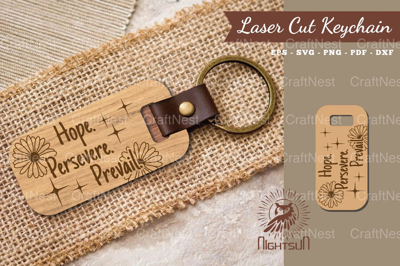 Motivational Quotes Laser Cut Keychain Bundle - CraftNest - Digital Crafting and Art