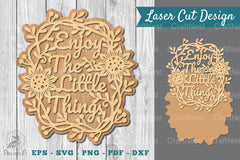 Motivational Quotes Laser Cut Sign SVG Bundle - CraftNest - Digital Crafting and Art