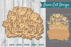 Motivational Quotes Laser Cut Sign SVG Bundle - CraftNest - Digital Crafting and Art