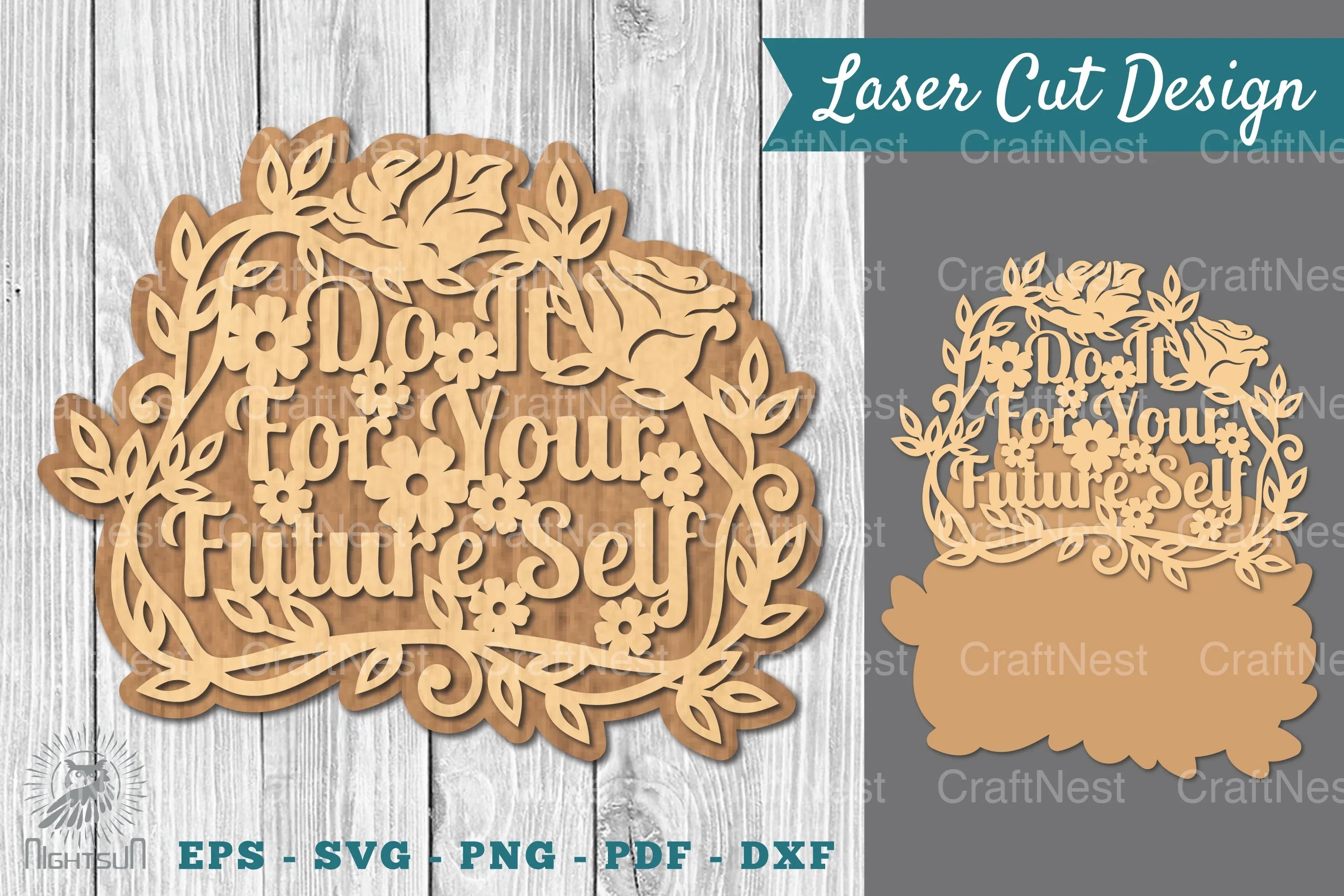 Motivational Quotes Laser Cut Sign SVG Bundle - CraftNest - Digital Crafting and Art
