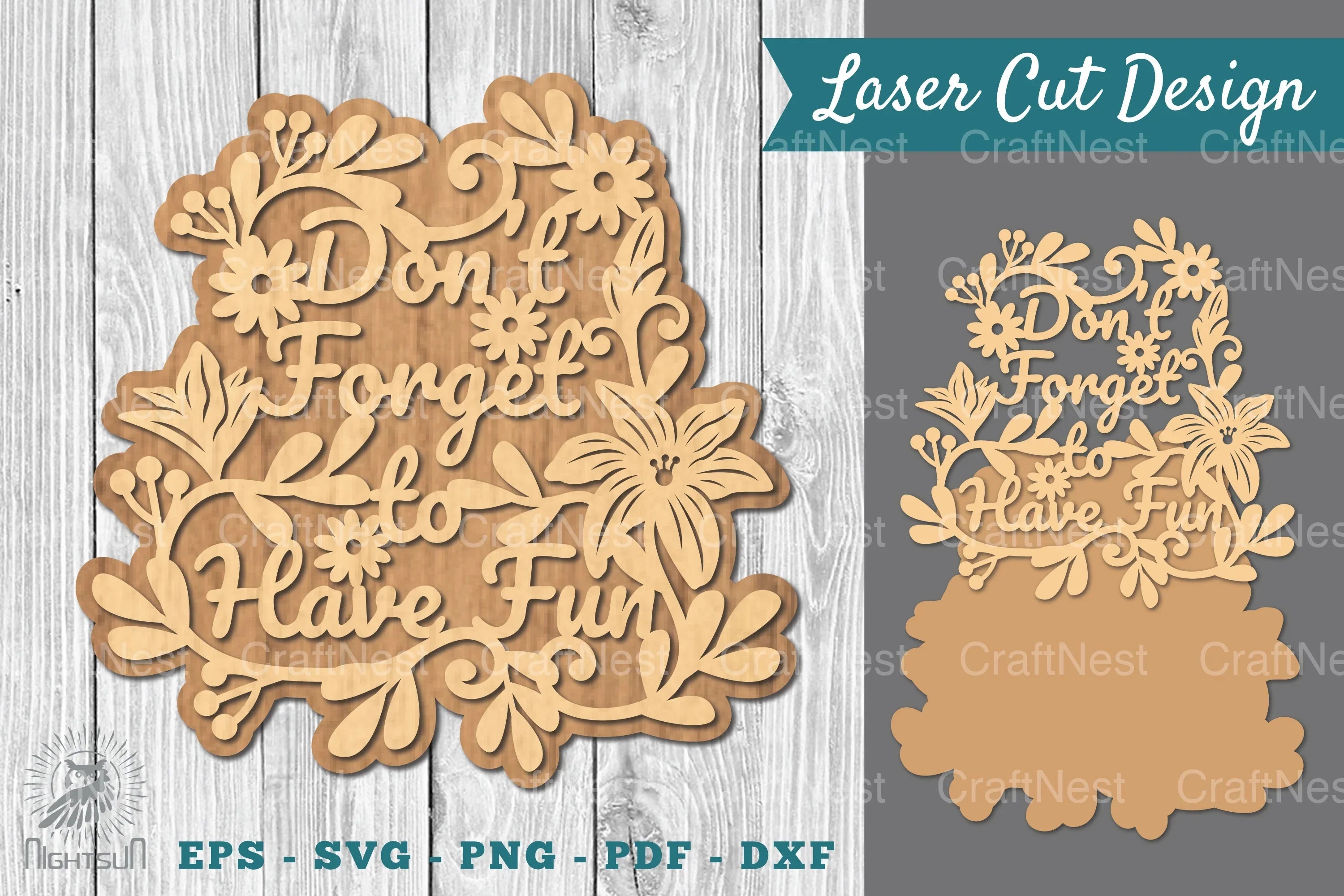 Motivational Quotes Laser Cut Sign SVG Bundle - CraftNest - Digital Crafting and Art