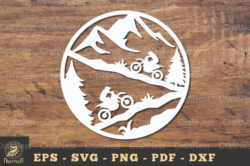 Motocross Papercut SVG Bundle - CraftNest - Digital Crafting and Art