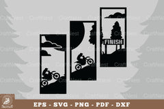 Motocross Racing Home Decor Clipart Bundle - CraftNest - Digital Crafting and Art