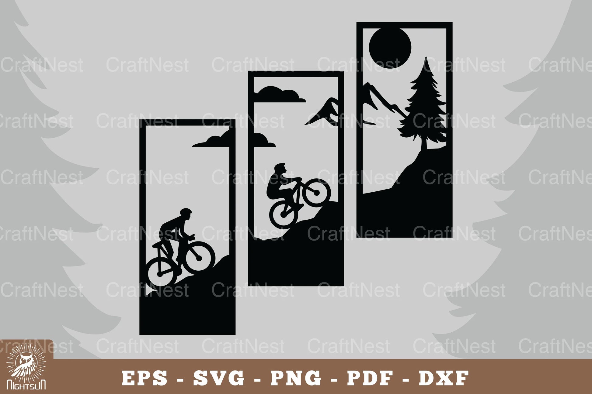 Mountain Biking Home Decor Clipart Bundle - CraftNest - Digital Crafting and Art
