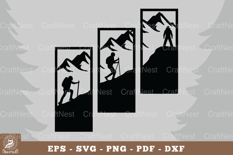 Mountain Climbing Home Decor Clipart Bundle - CraftNest - Digital Crafting and Art