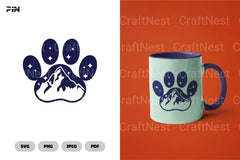 Mountain Paw Adventure SVG Bundle - CraftNest - Digital Crafting and Art