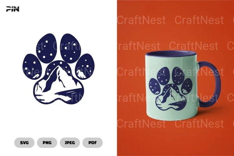 Mountain Paw Adventure SVG Bundle - CraftNest - Digital Crafting and Art