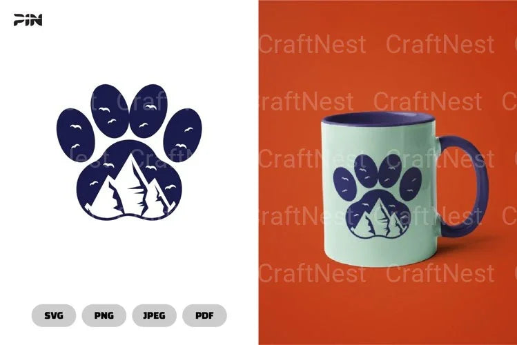 Mountain Paw Adventure SVG Bundle - CraftNest - Digital Crafting and Art