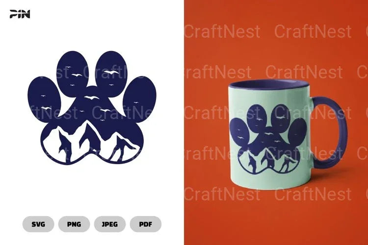 Mountain Paw Adventure SVG Bundle - CraftNest - Digital Crafting and Art