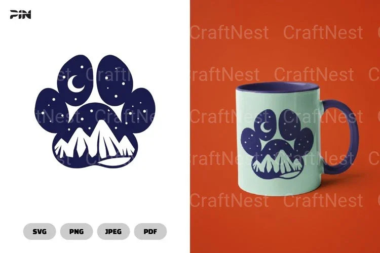 Mountain Paw Adventure SVG Bundle - CraftNest - Digital Crafting and Art