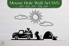 St. Patrick's Day Mouse Hole SVG Bundle - CraftNest - Digital Crafting and Art