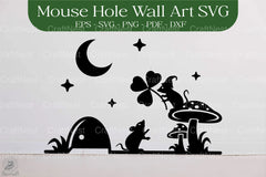 St. Patrick's Day Mouse Hole SVG Bundle - CraftNest - Digital Crafting and Art