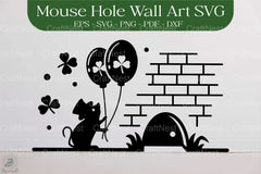 St. Patrick's Day Mouse Hole SVG Bundle - CraftNest - Digital Crafting and Art