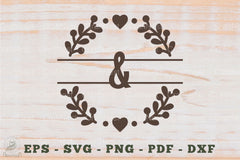 Mr and Mrs Split Monogram SVG Bundle - CraftNest - Digital Crafting and Art