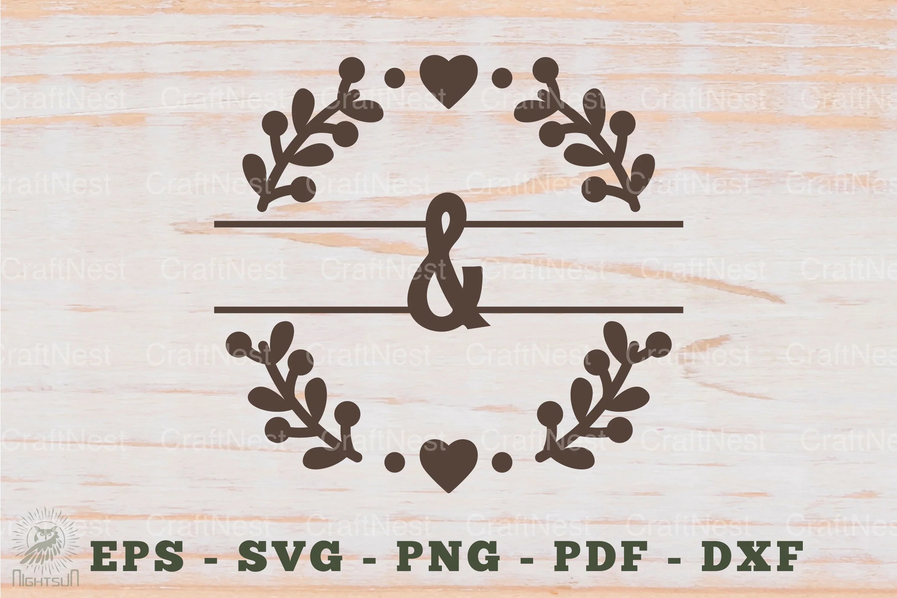 Mr and Mrs Split Monogram SVG Bundle - CraftNest - Digital Crafting and Art