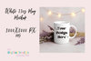 Floral Coffee Mug Mockup Design