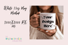 Customizable White Coffee Mug Mockup