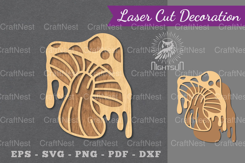 Mushroom Melted Laser Cut Decoration Clipart Bundle - CraftNest - Digital Crafting and Art