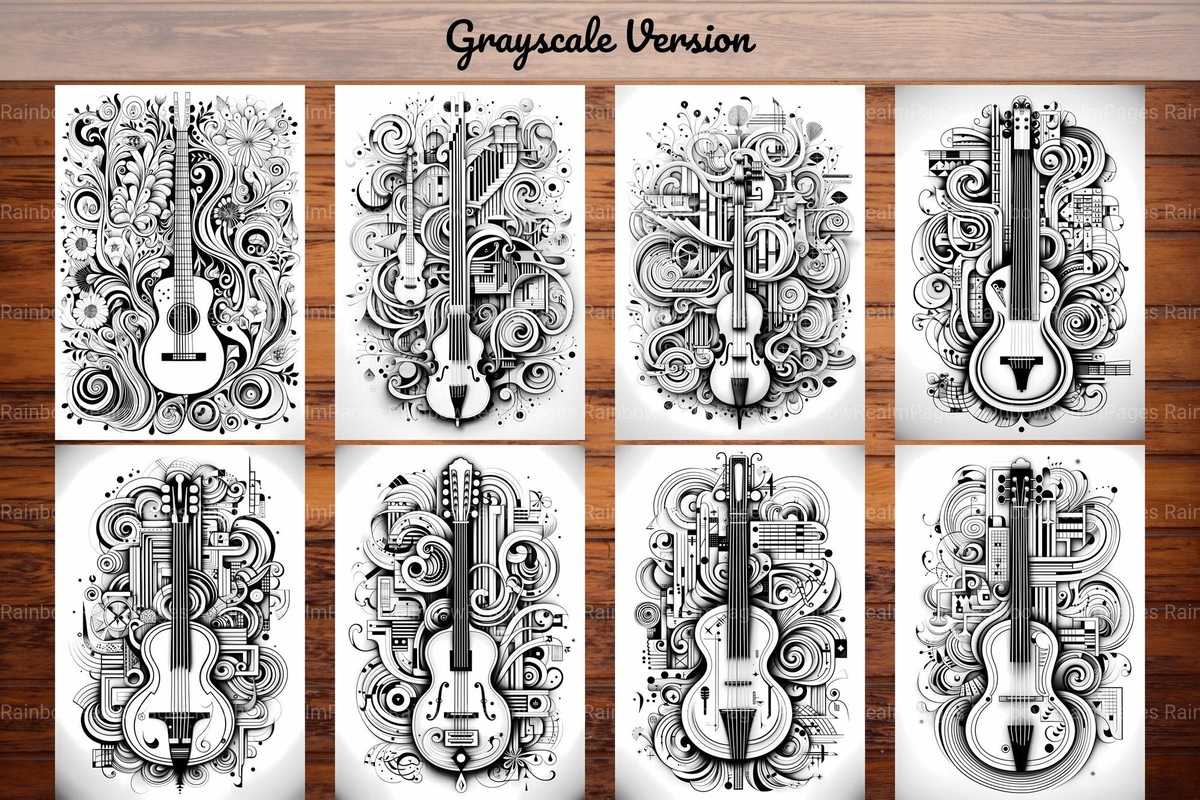 Music Mandala Coloring Books - CraftNest