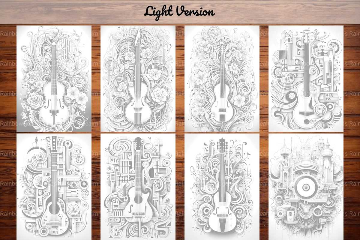 Music Mandala Coloring Books - CraftNest