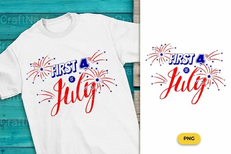My First 4th of July Clipart Bundle - CraftNest - Digital Crafting and Art