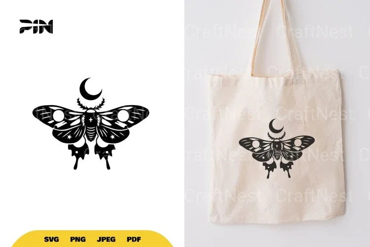 Mystical Moth SVG Bundle - CraftNest - Digital Crafting and Art