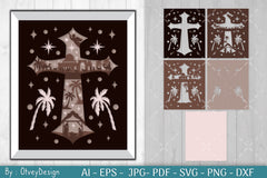Nativiti Scene Jesus 3D Shadow Box Papercut SVG Bundle 12 - CraftNest - Digital Crafting and Art
