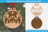Nativity Christmas Ornament SVG Bundle