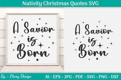 Nativity Christmas Quotes SVG Bundle 1 - CraftNest - Digital Crafting and Art