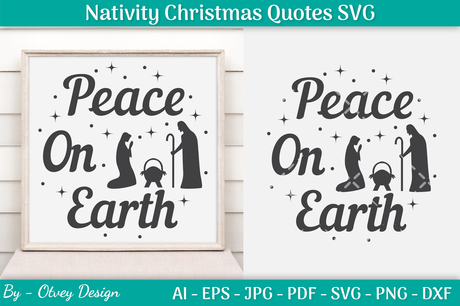 Nativity Christmas Quotes SVG Bundle 3 - CraftNest - Digital Crafting and Art