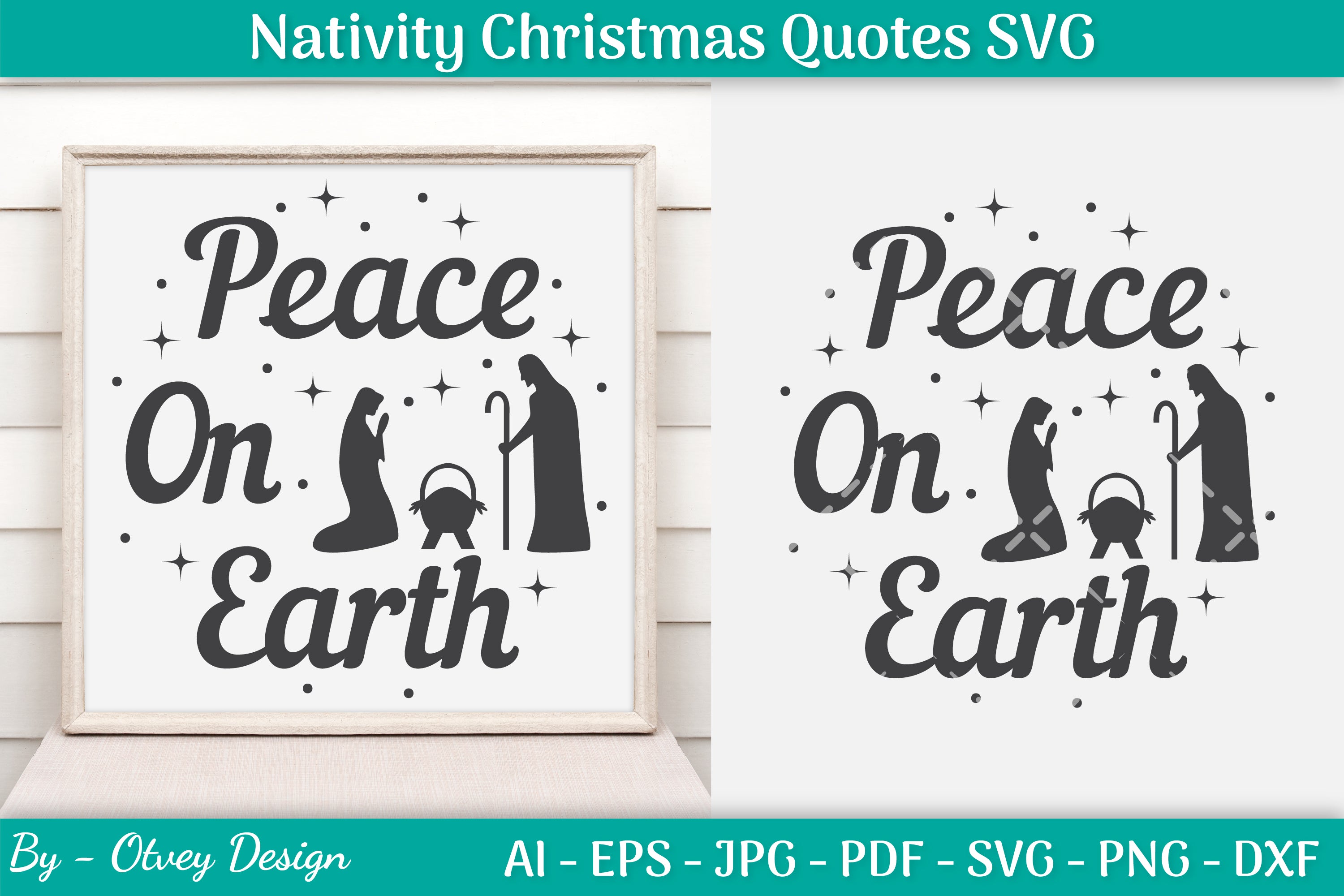 Nativity Christmas Quotes SVG Bundle 3 - CraftNest - Digital Crafting and Art