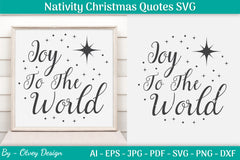 Nativity Christmas Quotes SVG Bundle 5 - CraftNest - Digital Crafting and Art