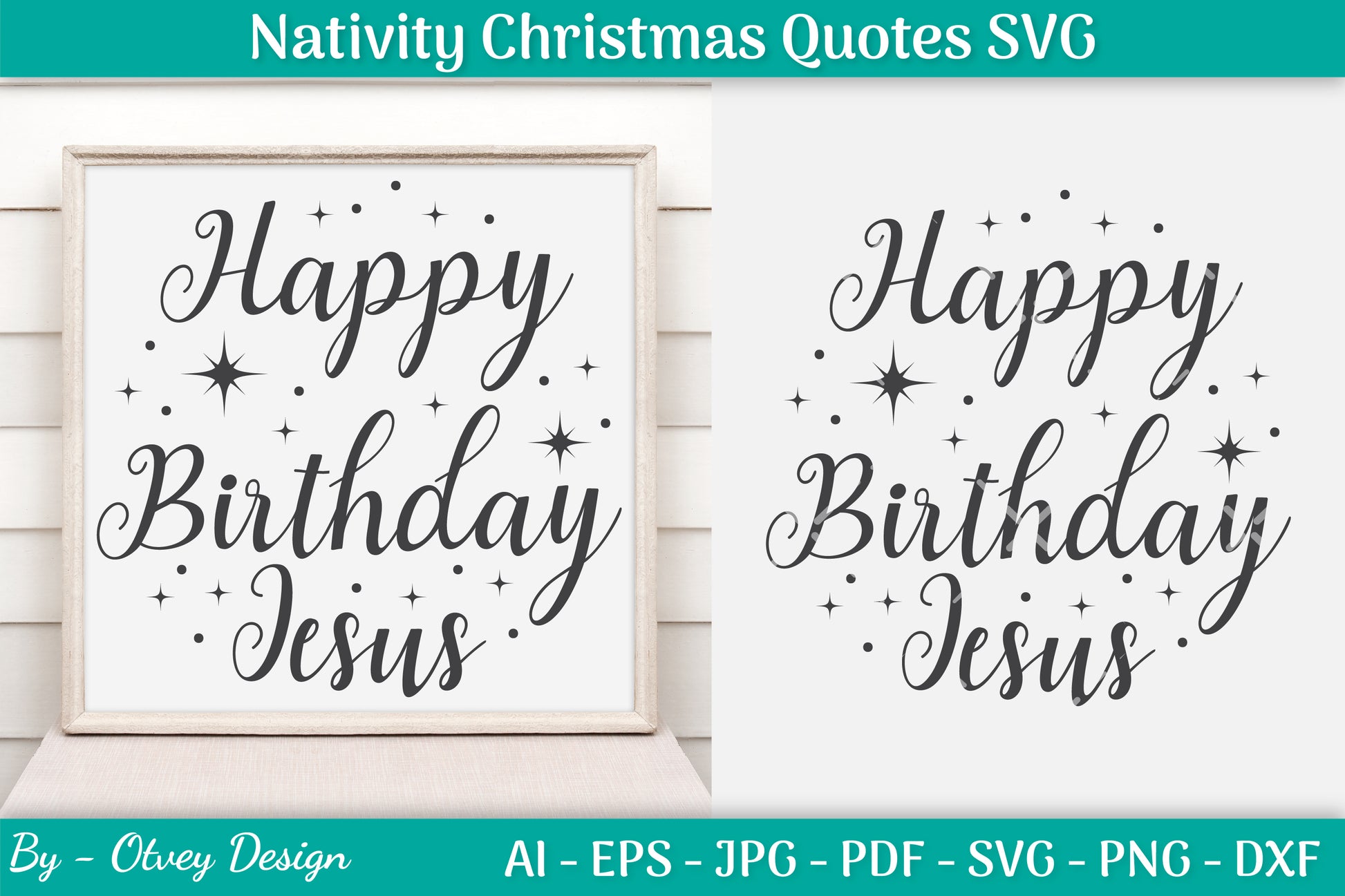 Nativity Christmas Quotes SVG Bundle 6 - CraftNest - Digital Crafting and Art