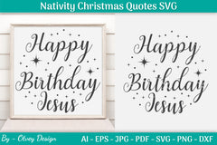 Nativity Christmas Quotes SVG Bundle 6 - CraftNest - Digital Crafting and Art